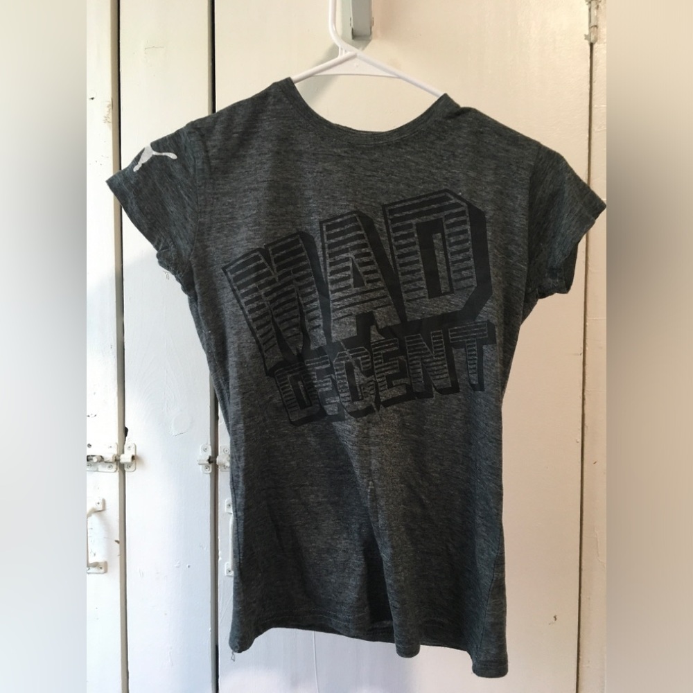Puma  Gray Graphic Tee